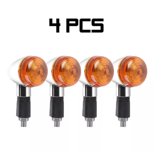 4PCS Turn Signal Lights Blinker Amber For Kawasaki VN Vulcan 500 800 88 900 CT - Picture 3 of 6