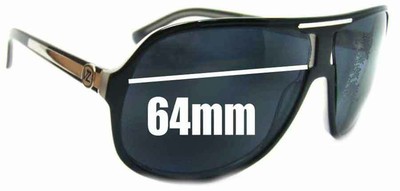 Verres De Rechange Sunglass Fix Pour Von Zipper Fernstein - 58mm, Protection UV 100%