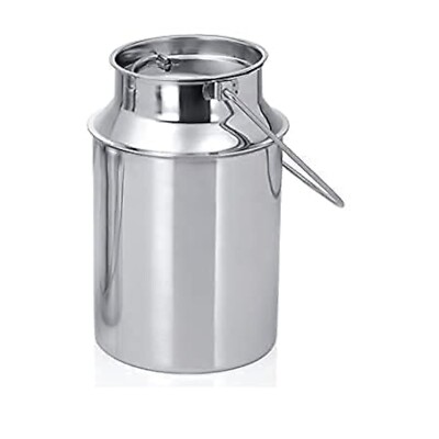 Stainless Steel Milk CAN -Milk Container BarnI Dolu 1 - 2 Litre - Free Ship