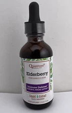 Quantum Health ELDERBERRY Liquid Extract 700mg Immune Defense, 2 oz - Brand NEW!