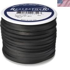 Eco-Friendly 50ft Latigo Leather Lace, 1/8" - Ideal for Jewelry  Heavy Projects