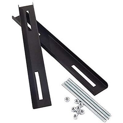 ARREGUI C-015 Befestigungskit für Briefkästen an Zäunen/Toren Schwarz