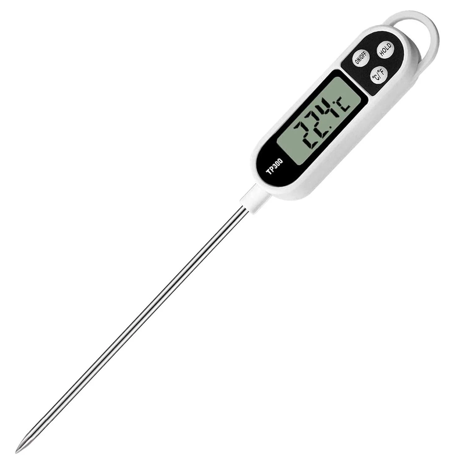TP300 Digital Fleischthermometer Kuechenthermometer Sonde BBQ LCD -50 bis 300