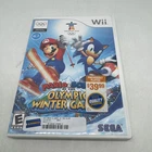 Mario & Sonic at the Olympic Winter Games Wii CIB Tested Clean Blockbuster