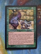 Magic the Gathering MTG - 1 x Saproling Burst - Nemesis - sehr guter Zustand