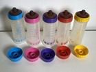 Vtg 1990s Playtex Decorated Drop In Nurser Baby Bottle Lot W Nipples Caps Rings — photo 9