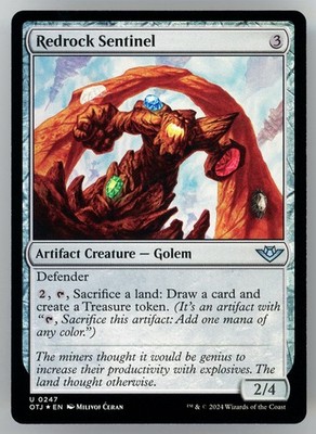 Redrock Sentinel Outlaws of Thunder Junction Foil