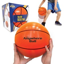 Anywhere Ball, Silent Basketball, Airless Foam for Indoor Training, Dribbling...
