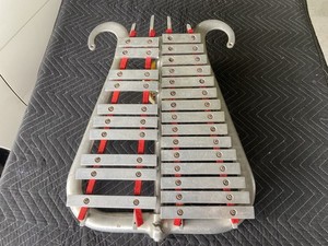 Vintage Ludwig Glockenspiel Marching Bells Lyre Lyra Xylophone Read
