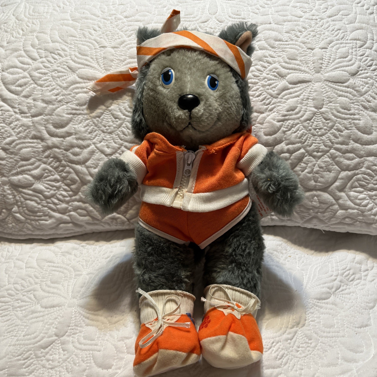 Get Along Gang ZIPPER CAT Plush Toy - TOMY 1984 Vintage