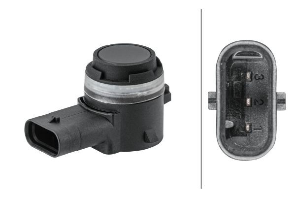 Hella 6PX 358 141-711 Sensor, Einparkhilfe Vorne Hinten Links Rechts FüR Vw-image
