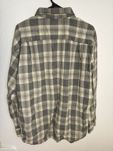 Sir Pendleton Men's sz XL Plaid Shirt 100% Virgin Wool USA Fabric Flannel VTG - Picture 3 of 3
