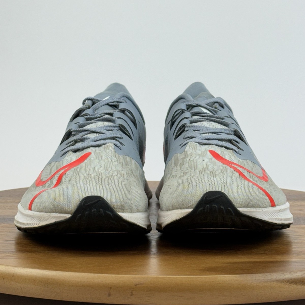 Mens Nike Zoom Rival Fly Pure Platinum Bright Crimson  display picture 1