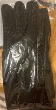 Women s Black Knit Touchscreen Compatible Gloves Size M, Wrist Length Warm
