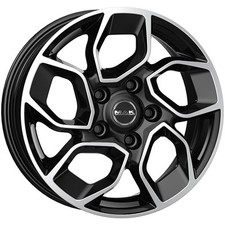 CERCHIO IN LEGA MAK EXPRESS PER RENAULT MASTER II M1 6.5X16 5X130 BLACK MIRROR 