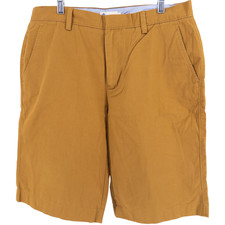 NWT J Crew 11" Rivington Chino Shorts Men's 34 Brown Flat Front Cotton NEW
