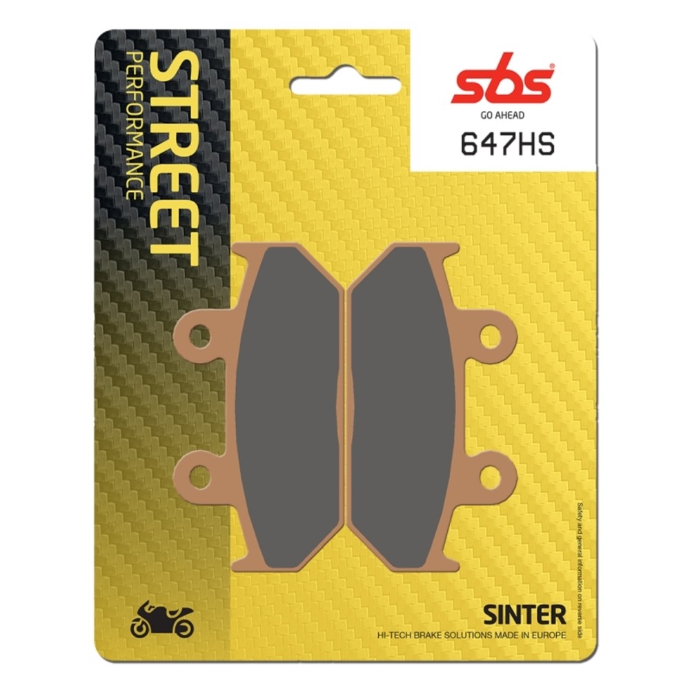 Brake Pads for HONDA XRV 650 AFRICA TWIN 1988-1989 Front Street SBS - Image 8