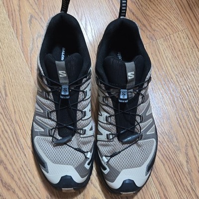 Salomon XA Pro 3D Trail Hiking Shoes Quicklace Gray Black Brown US 10 M