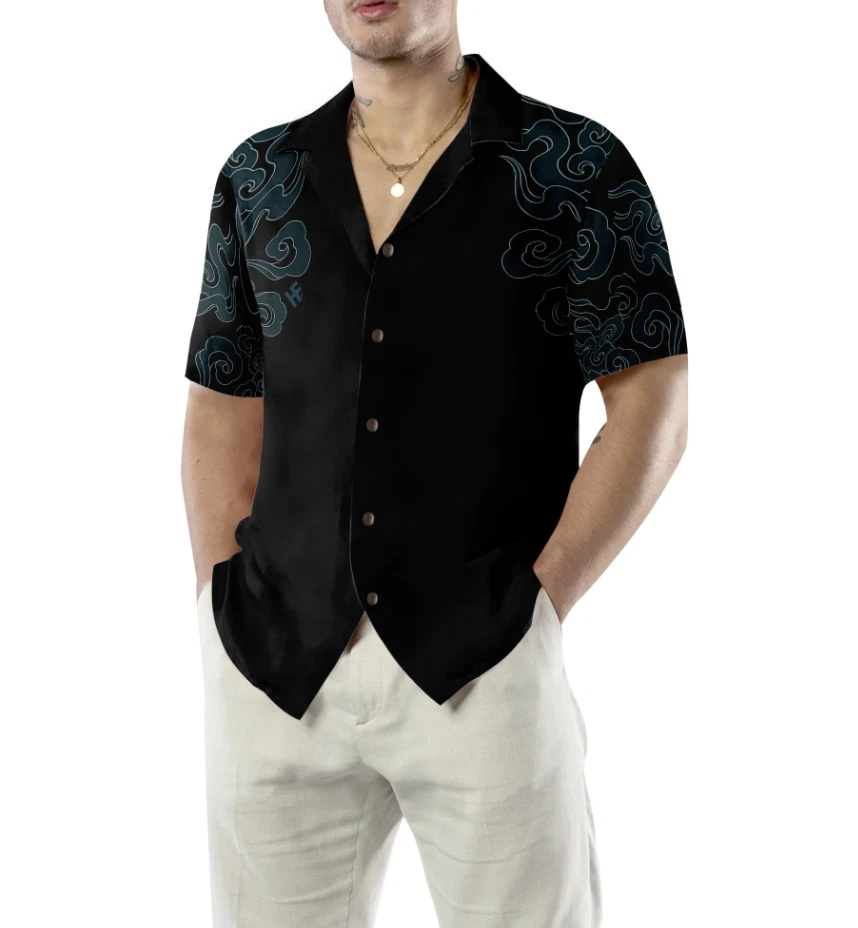 Kanagawa Dragon Hawaiian Shirt