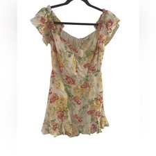 Reformation Hyacinth Dress – Vinona White FloralSize 2.