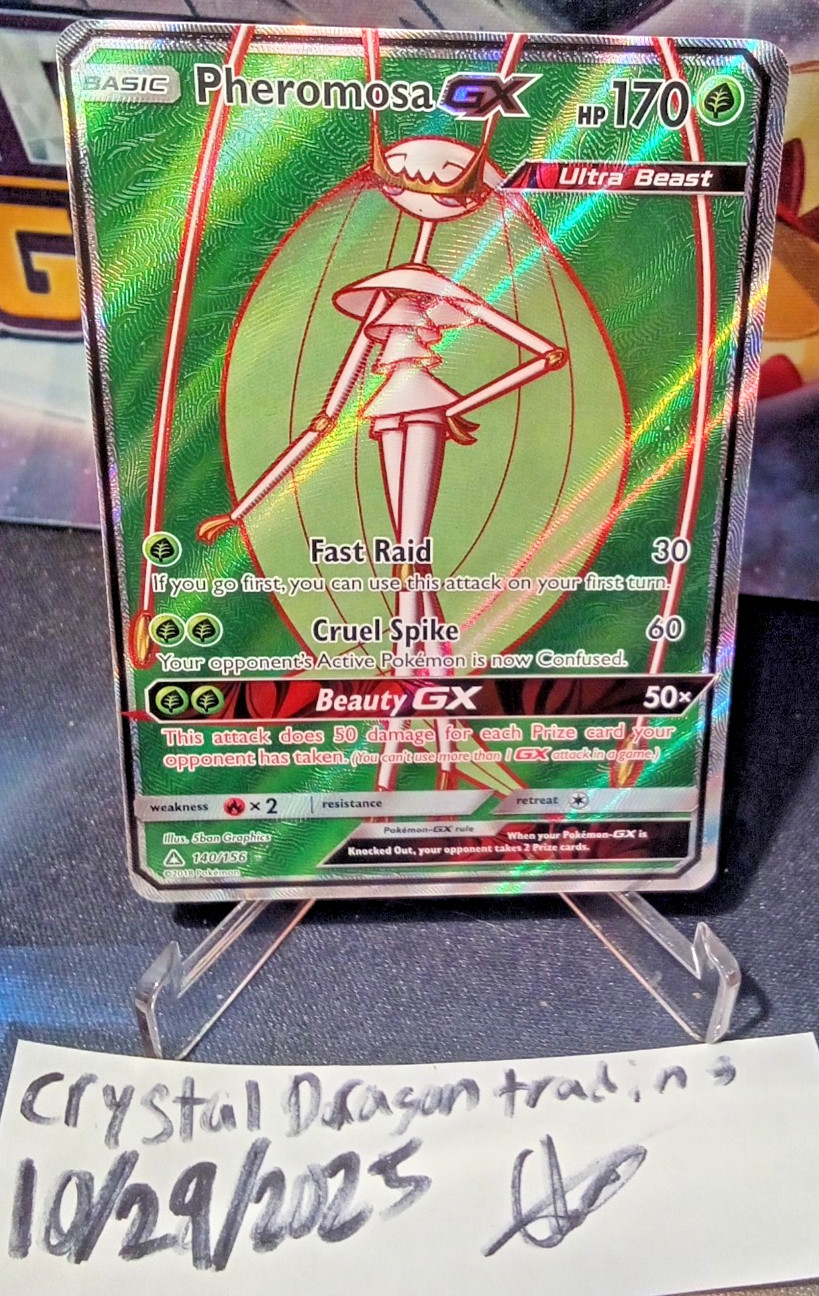 Pheromosa GX (Full Art) 140/156 Sm-Ultra Prism Holo NM/M