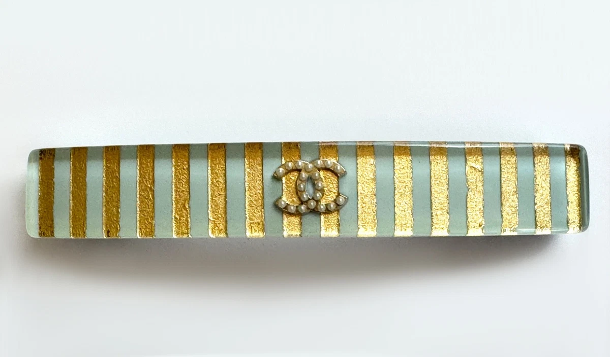 CHANEL Gold Hair Hair Clips for Women for sale - eBay
