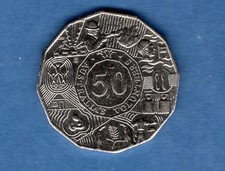 AUSTRALIA - 50 Cents - Elizabeth II 4th Portrait - Volunteers LARGE Coin 2003