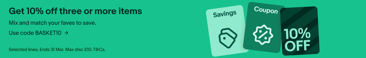 10% off 3 or more items