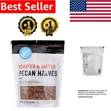 Nutritious Roasted Salted Pecan Halves, 16oz - Perfect For Every Occasion