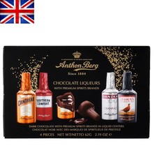 Gourmet Chocolate Liqueurs – A Luxurious 4-Pack of Liquid-Filled Delights