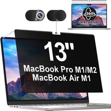Magnetic 360 Privacy Screen for Macbook Pro 13 Inch 2016-2022, M1, M2 Air 1