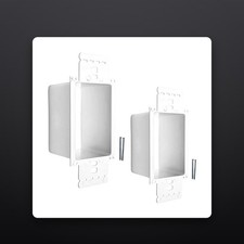 - 2 Pack Electrical Power Outlet Box Extender Kit Single Gang Box Extender .--
