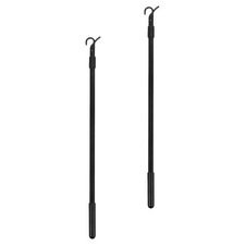 2pcs Curtain Pull Wand: Telescopic Blind Pull Rod - Extendable Aluminum Alloy