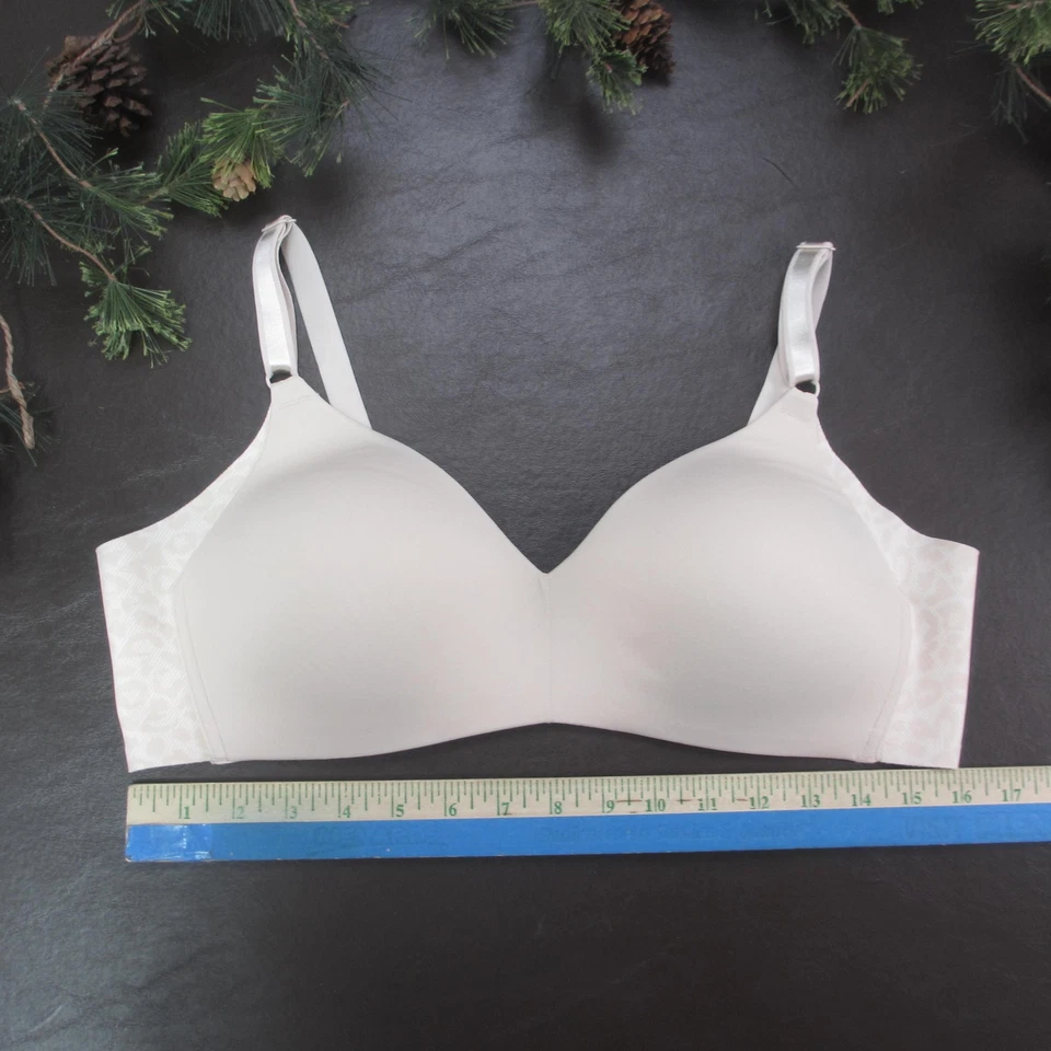 Warner's Bra Womens 40B Beige Nude Wire-Free Lightly Lined T-Shirt Smooth Hook - Image 2 of 4