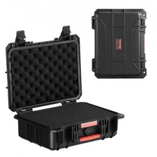 HOT/ 0.56 Cu.ft Weatherproof Hard Case w/Handle Clips Padlock Holes PU Foam Pro