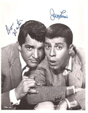 Dean Martin Jerry Lewis autographed 11x14 Picture signed Photo PSA/DNA