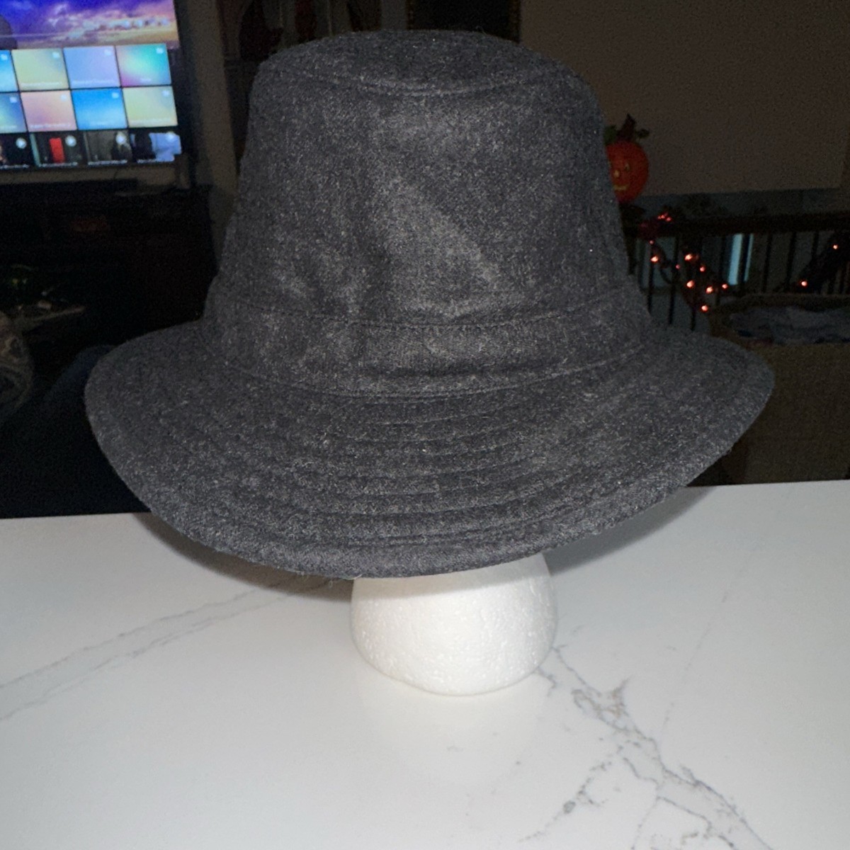 Tilley Endurables TTW2 Wool Winter Hat Black Ear Flaps Outdoor