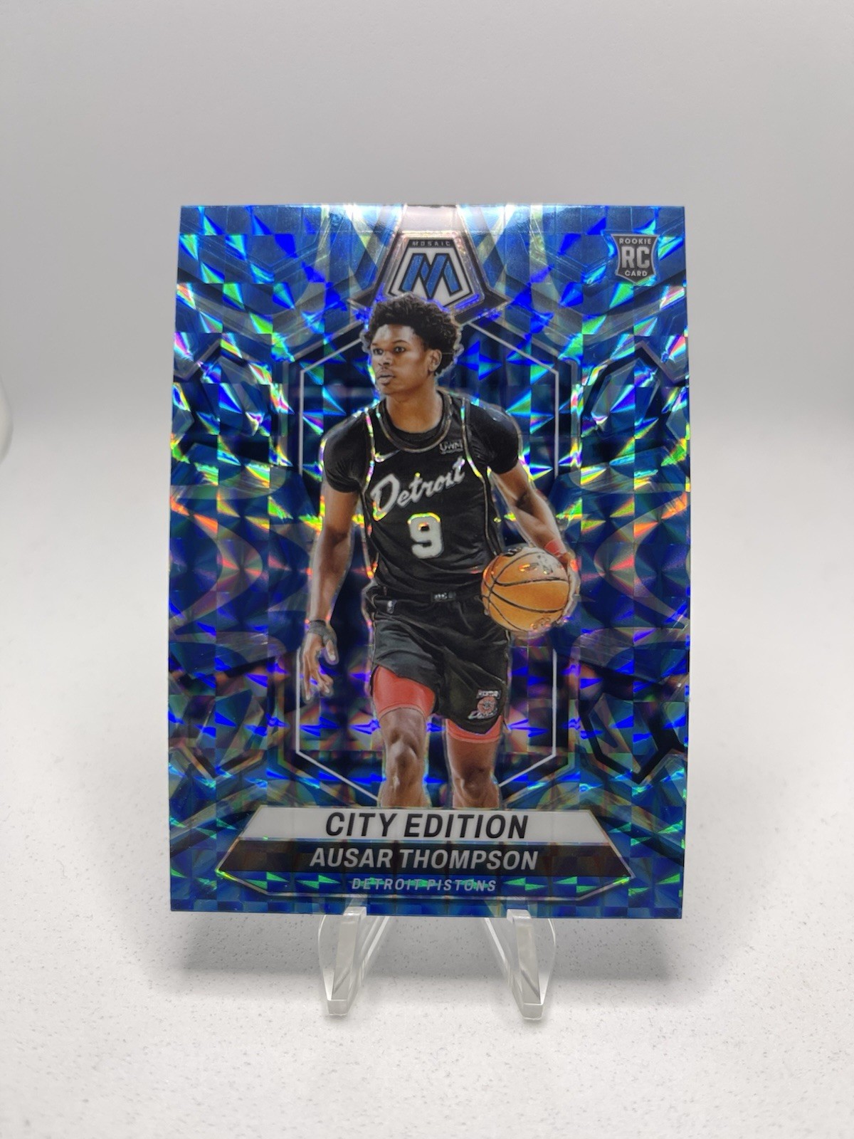 Ausar Thompson 2023-24 Panini Mosaic Rookie City Edition Blue Reactive #290