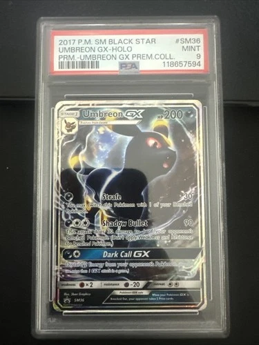 Umbreon GX SM36 Sm Holo PSA 9