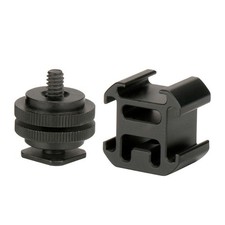 Camera Hot Shoe Mount Adapter Video Accessory Triple Cold Shoe Bracket Lights V