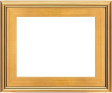 Creative Mark Plein Air Style Frame, Hand Leafed Gold, 11x14-3" 11x14, Gold