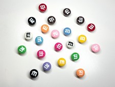 m&m's Chocolate Cute Shoe charm for Crocs Clog, EVA Bogg Beach Bag, Charm Pouch