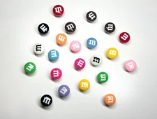 m&m's Chocolate Cute Shoe charm for Crocs Clog, EVA Bogg Beach Bag, Charm Pouch