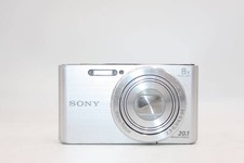 Sony Cyber-Shot DSC-W830 20.1MP 8x Digital Camera Silver Tested Japanese only