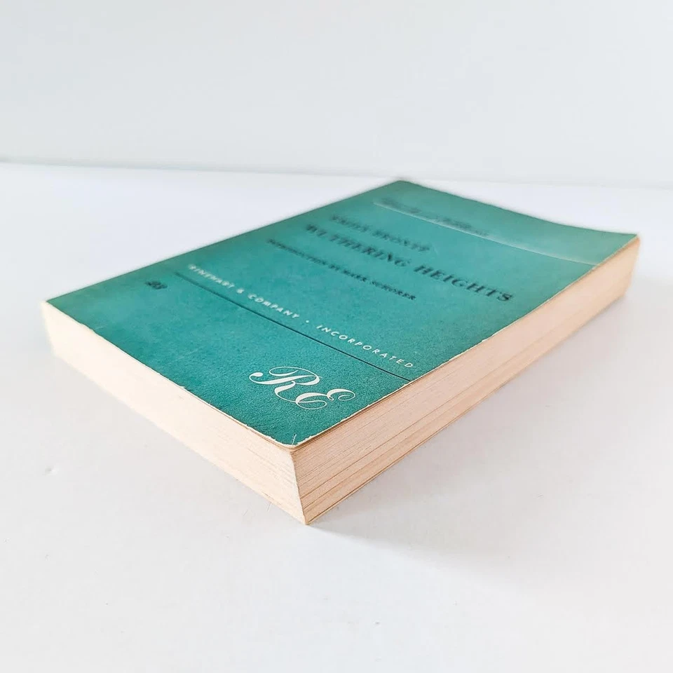 WUTHERING HEIGHTS by Emily Bronte - 1950 Rinehart Editions PB Mark Schorer VG Foto 4 de 4