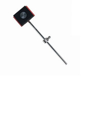 DW SM105 HardCore Adj Kick Drum Beater - Red Aluminum on Black/plastic foam