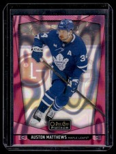 2024-25 O-Pee-Chee Platinum Pink Magma Auston Matthews Toronto Maple Leafs #193
