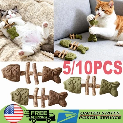 PurriDent - Fix Your Cat’s Dental Health, Natural Creative Fish Bone Cat Toy