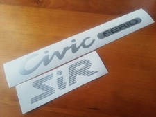 Ferio Sir Civic Rear Decal - Fits Civic 92-95 Hatchback - Aftermarket Sticker Ferio Sir Civic Rear Decal - Fits Civic 92-95 Hatchback - Aftermarket Sticker