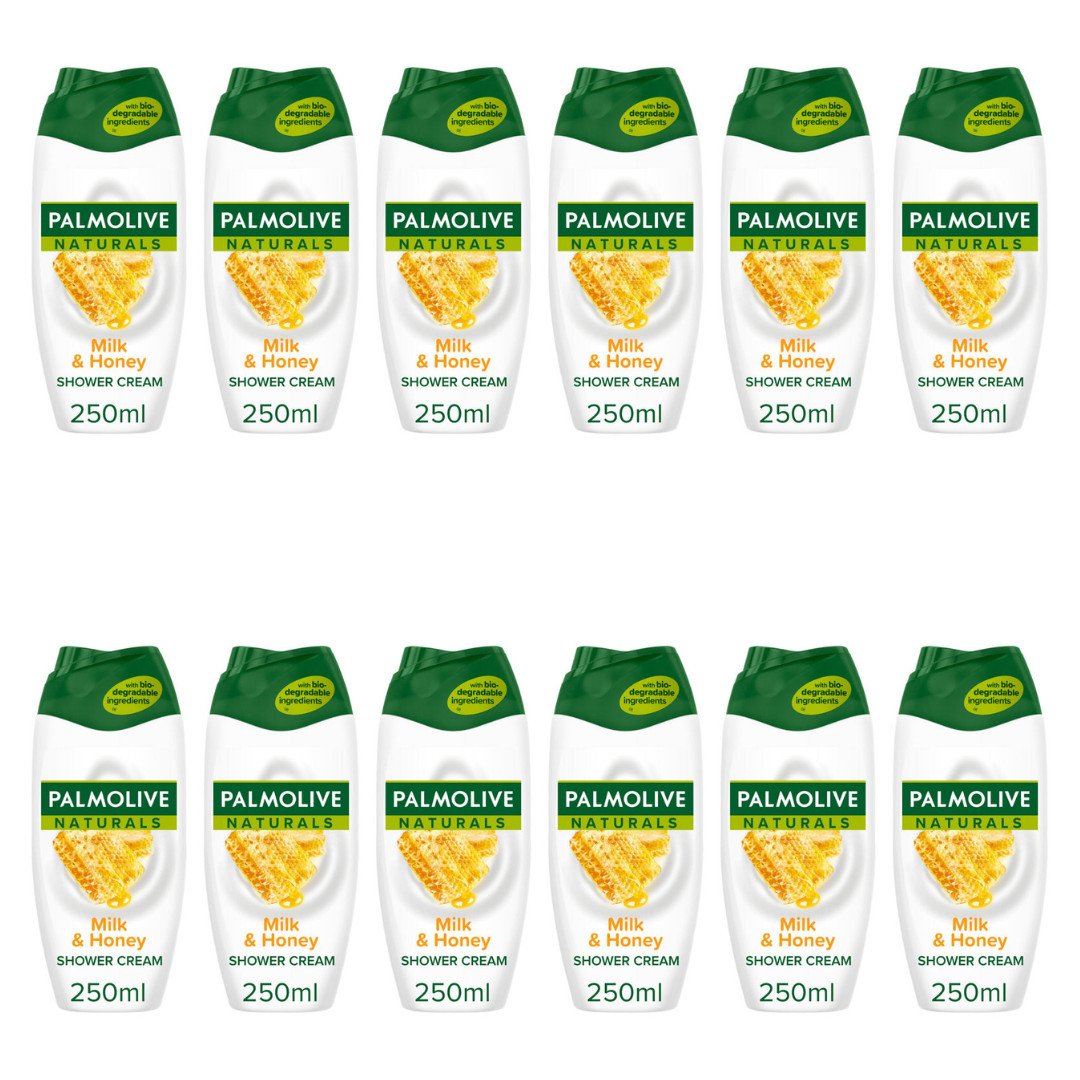 Palmolive Naturals Milk and Honey Shower Gel Cream, 250 ml… - Image 12